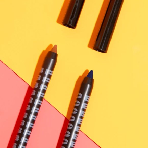 BEAUTY FOR CERTAIN  BFC perfect collab eyeliner duo navy + bronze New - Picture 3 of 8